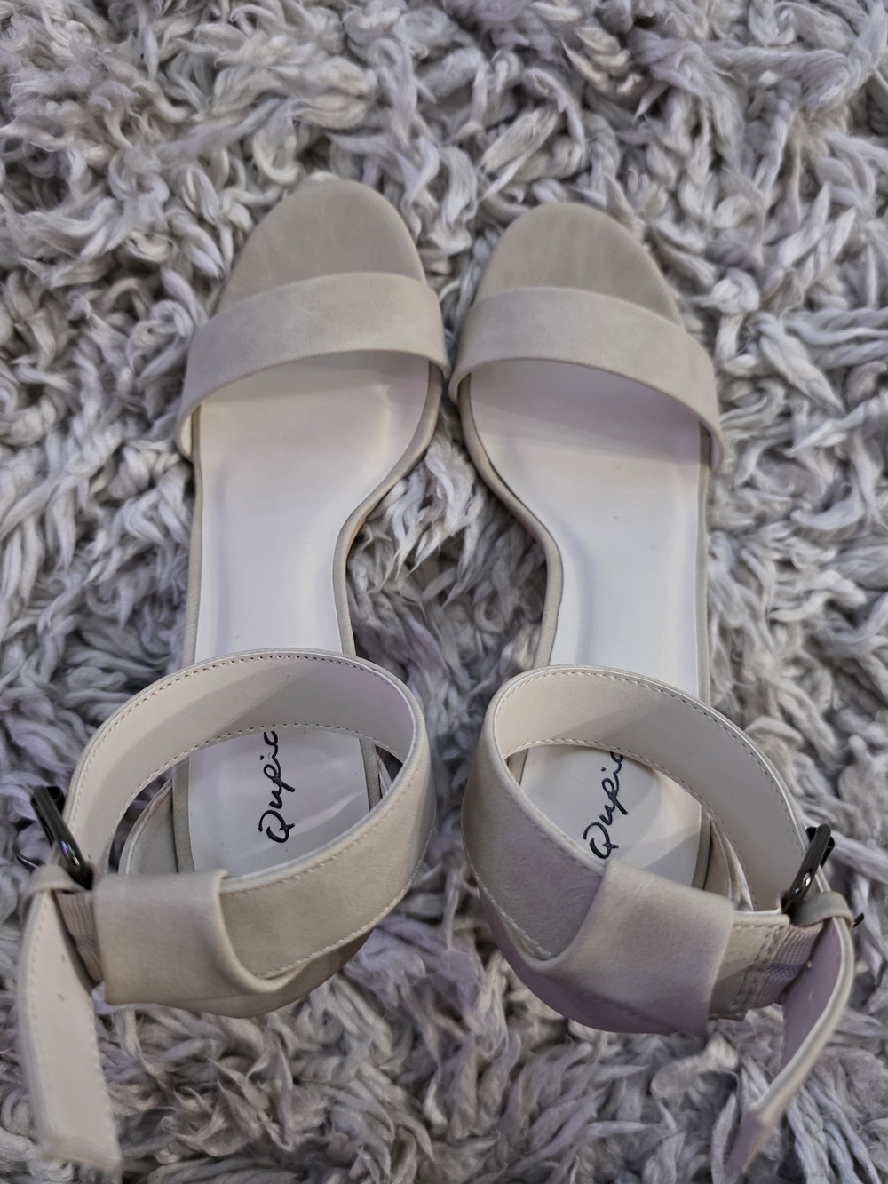 Qupid Ankle-Strap Block Heel Sandals Sz. 8.5 - Picture 7 of 7